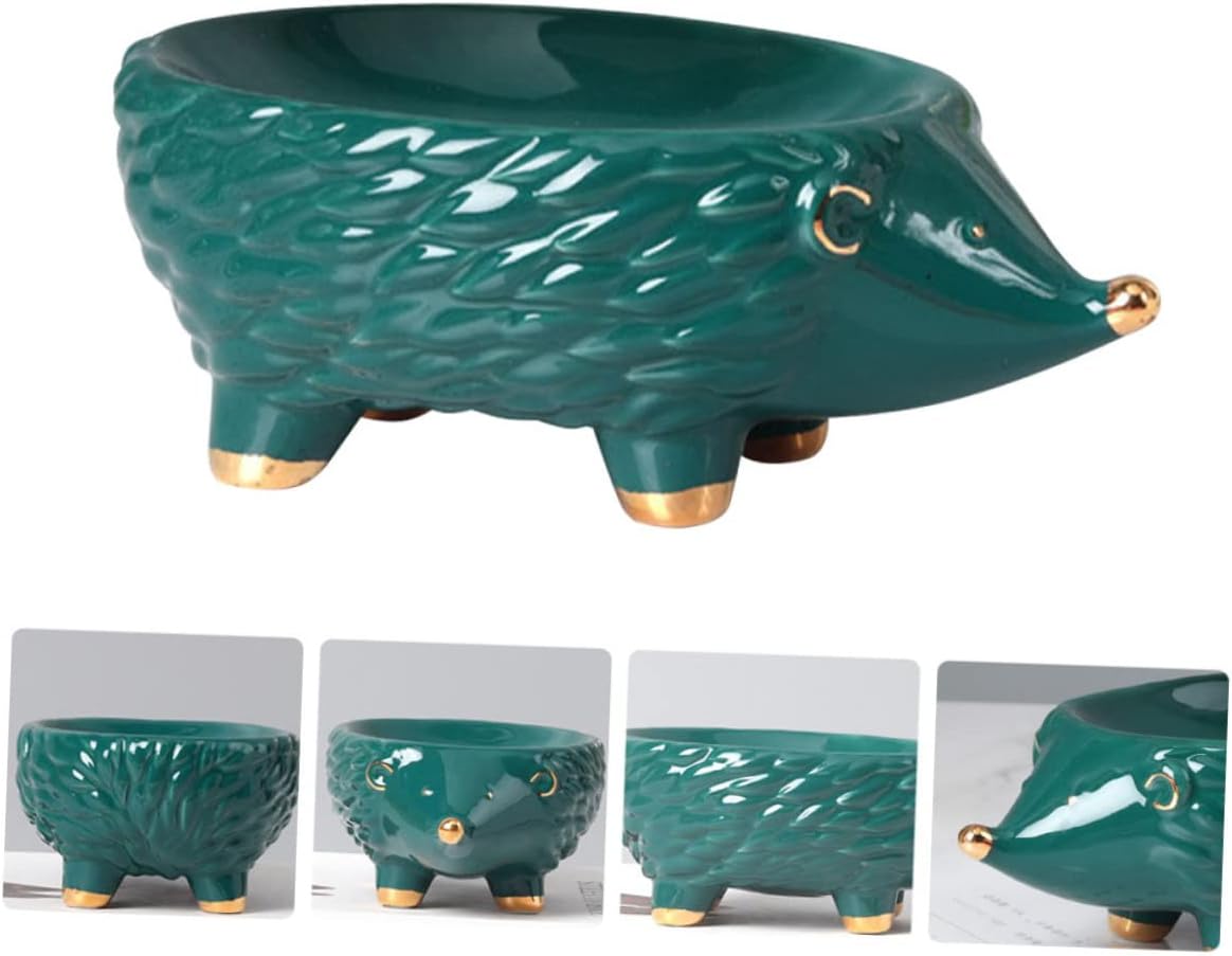 Nordic Style Ceramic Soap Holder Hedgehog Design