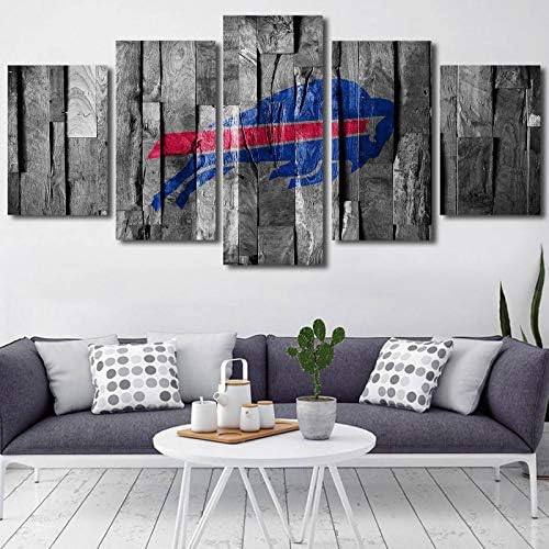 Buffalo City Bills Football Poster Wall Art 5PCS