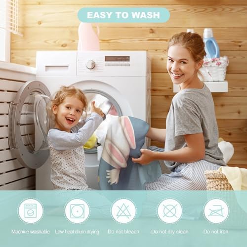 Kids Cute Bunny Hooded Bath Towel
