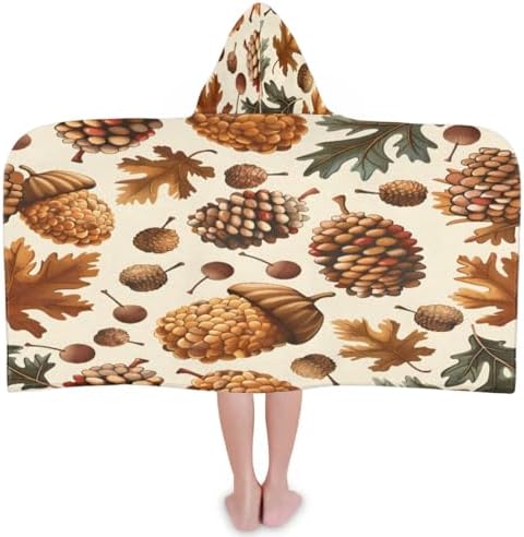 Pine Cone Border Kids Bath Towel 24x50 Inch