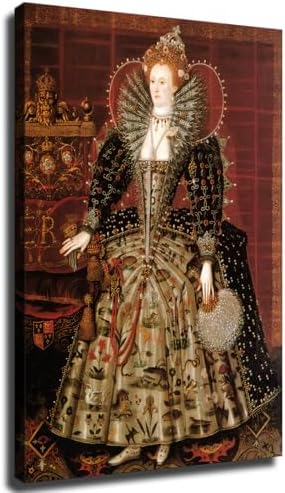Queen Elizabeth I Portrait Poster 8x12 Inch Unframed