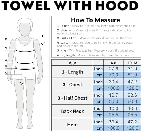 Marvel Hooded Bath Towel for Kids 6-9 Years