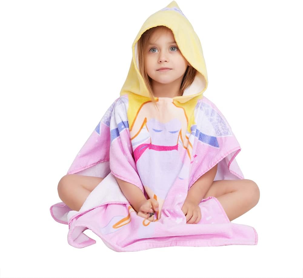 100 Cotton Hooded Towel for Toddlers 2-6 Years