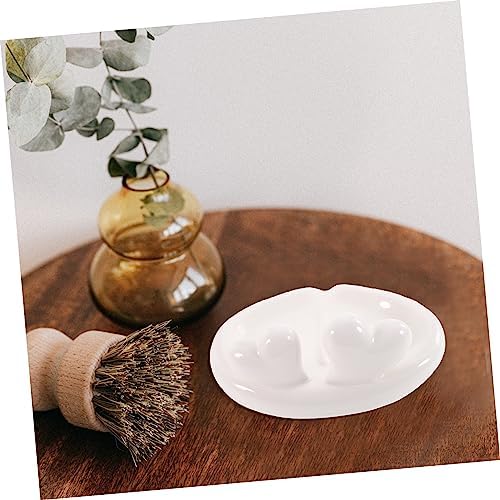 PRETYZOOM Ceramic Soap Holder with Drainage Drainage Soap Dish for Bathroom