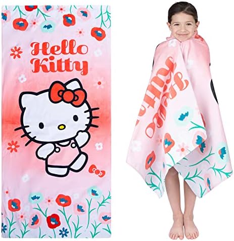 Franco Hello Kitty Cotton Beach Towel 58x28