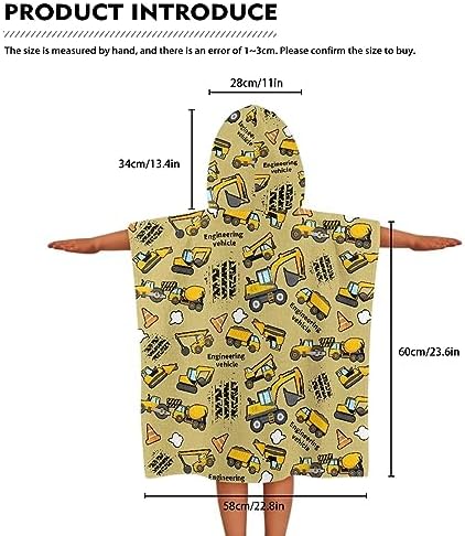 Mintulipy Cartoon Car Kids Bath Towel