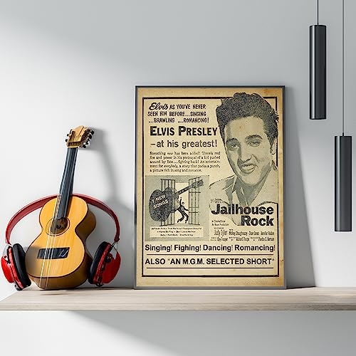Jailhouse Rock Retro Classic Music Wall Art Print 11x14