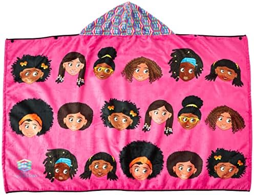 EPIC Everyday Kids Hooded Beach Bath Towels for Girls