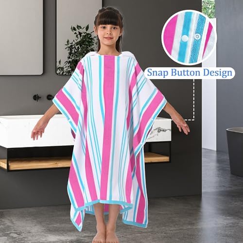 VOOVA MOVAS Hooded Bath Towels for Big Kids 8-16 Years