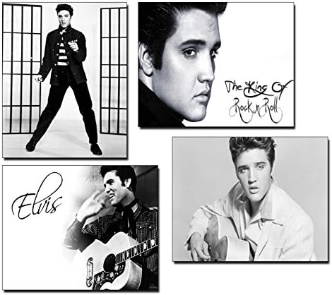 Elvis Presley The King of Rock n Roll Poster Print