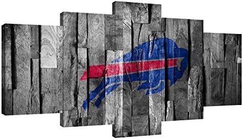 Buffalo City Bills Football Poster Wall Art 5PCS