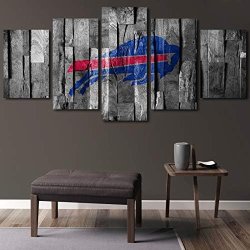Buffalo City Bills Football Poster Wall Art 5PCS