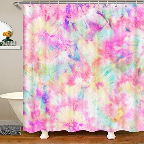 Erosebridal Kids Tie Dye Shower Curtain 72x84