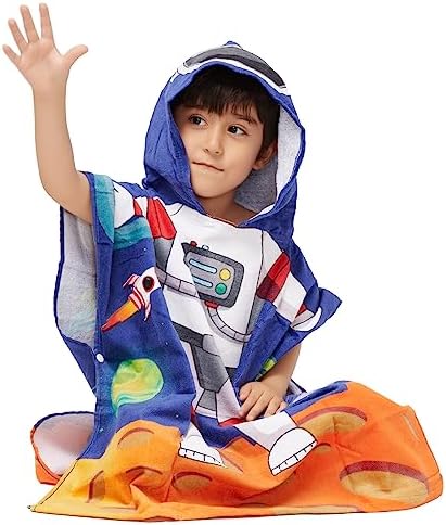 100 Cotton Hooded Towel for Toddlers 2-6 Years 1