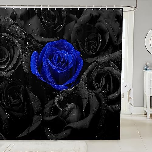 Feelyou Rose Shower Curtain for Kids 72x72