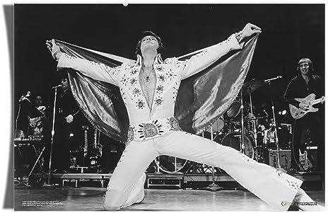 Desert Cactus Elvis Presley Poster 24x36