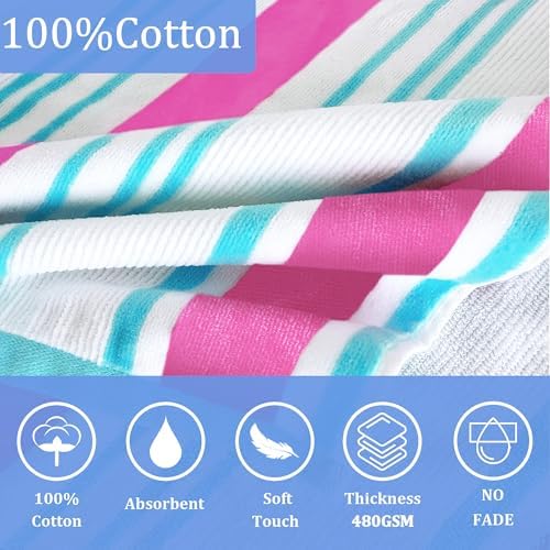VOOVA MOVAS Hooded Bath Towels for Big Kids 8-16 Years