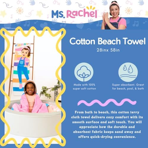 Franco Ms Rachel Kids Super Soft Cotton Towel