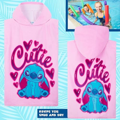 Disney Stitch Hooded Towel for Kids