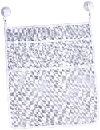 Strong Suction Cup Hooks Bathtub Storage Mesh Net Organizer Set