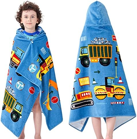 Kids Beach Towel Hooded Bath Wrap for Toddlers Children 30x50