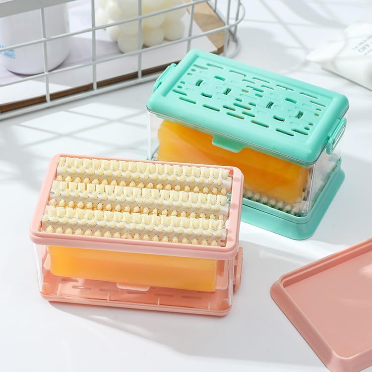 Syanus Foaming Soap Dispenser with Brush and Drainage