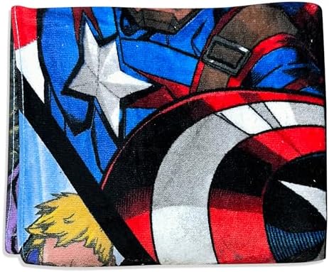ROYAL WEAR Kids Avengers Character Bath Towel Set