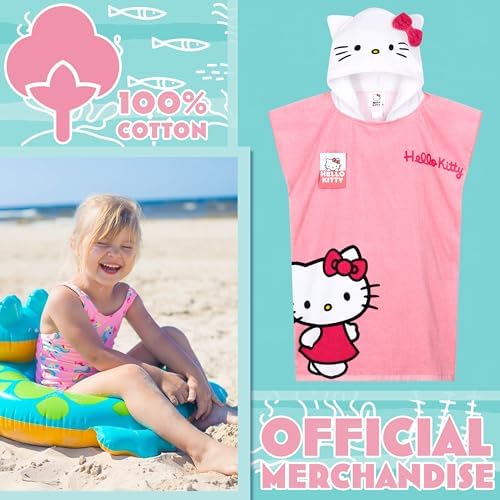 Hello Kitty Hooded Beach Towel for Kids