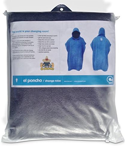 Curve Kids Cotton Swimming Robe Poncho with Hood and Adjustable Sleeves