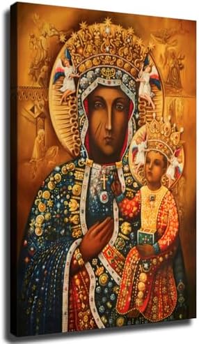 Our Lady Of Czestochowa Black Madonna Framed Poster 20x30 Inch