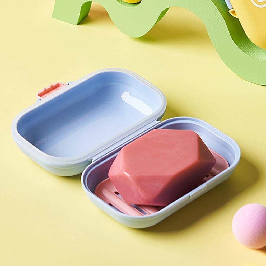 Travel Soap Case with Leakproof Lid and Durable Design