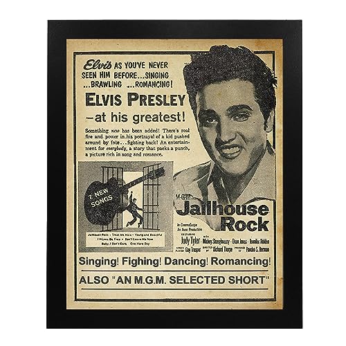 Jailhouse Rock Retro Classic Music Wall Art Print 11x14