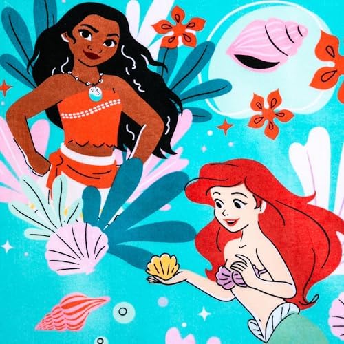 Disney Store Princess Beach Towel for Kids - Soft 100 Cotton