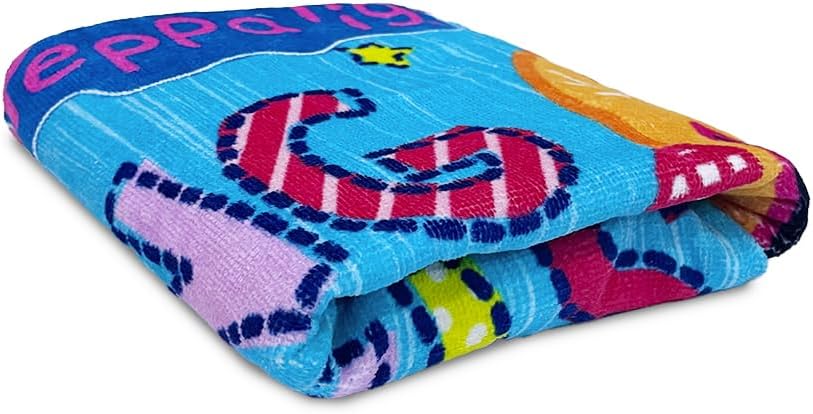 Sassoon Cotton Kids Bath Towel Pink 400 GSM
