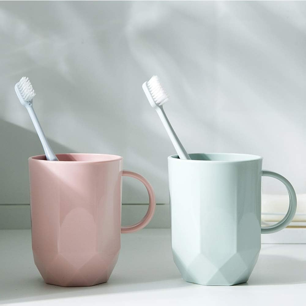 Simple Mouthwash Cup with Handle for Couples and Kids