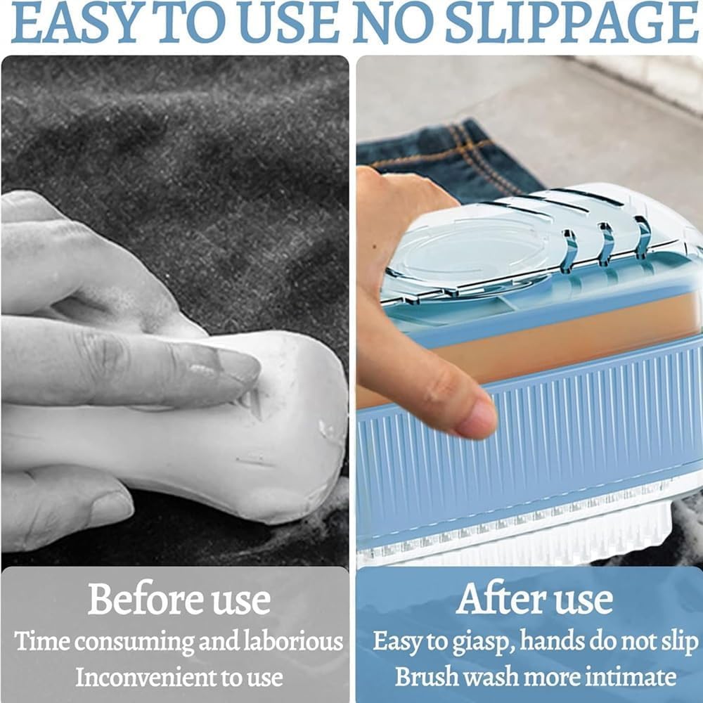 Yellow Soap Box Roller with Foaming Brush and Drainage Case