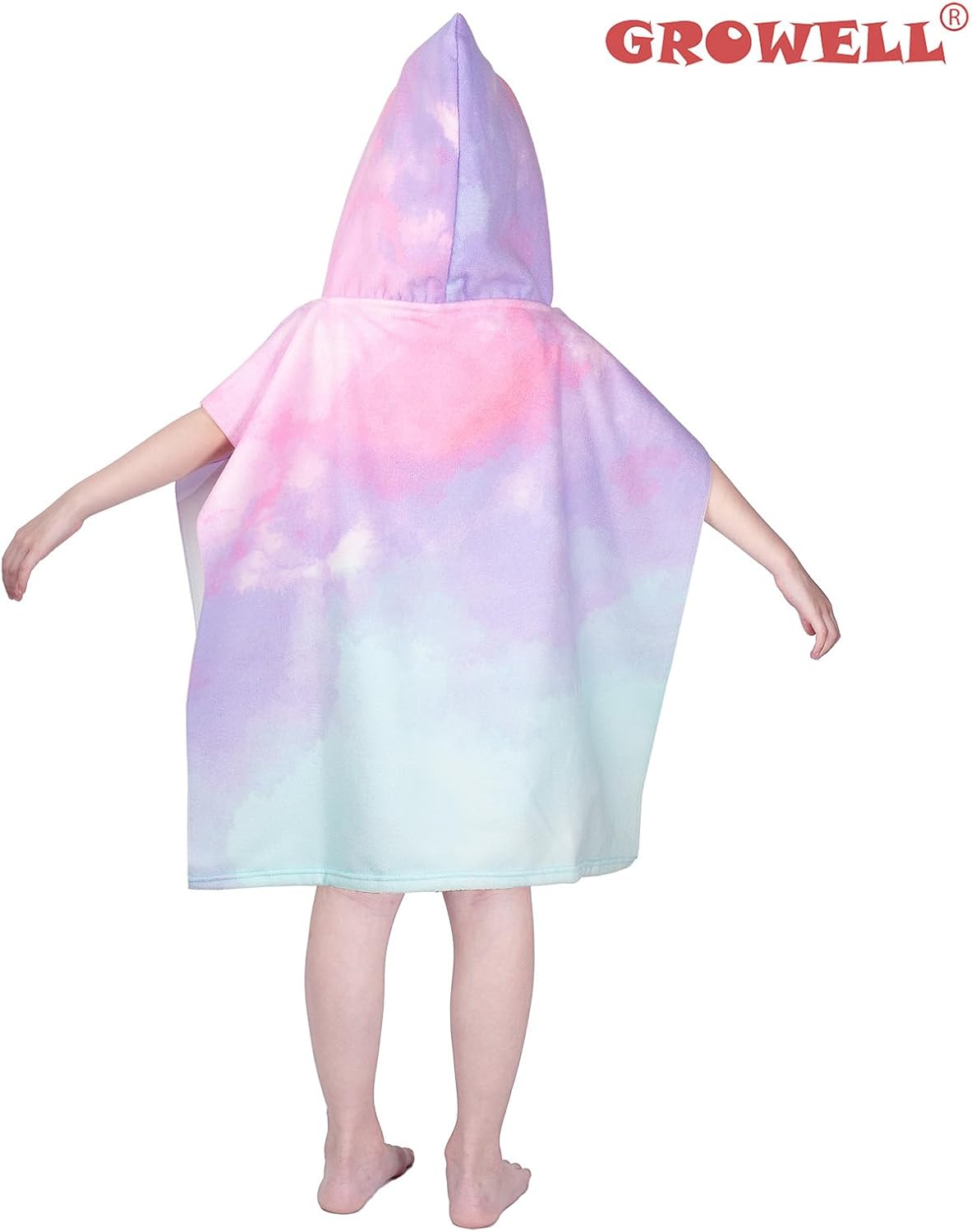Growell Hooded Kids Beach Towel with Unicorn Design
