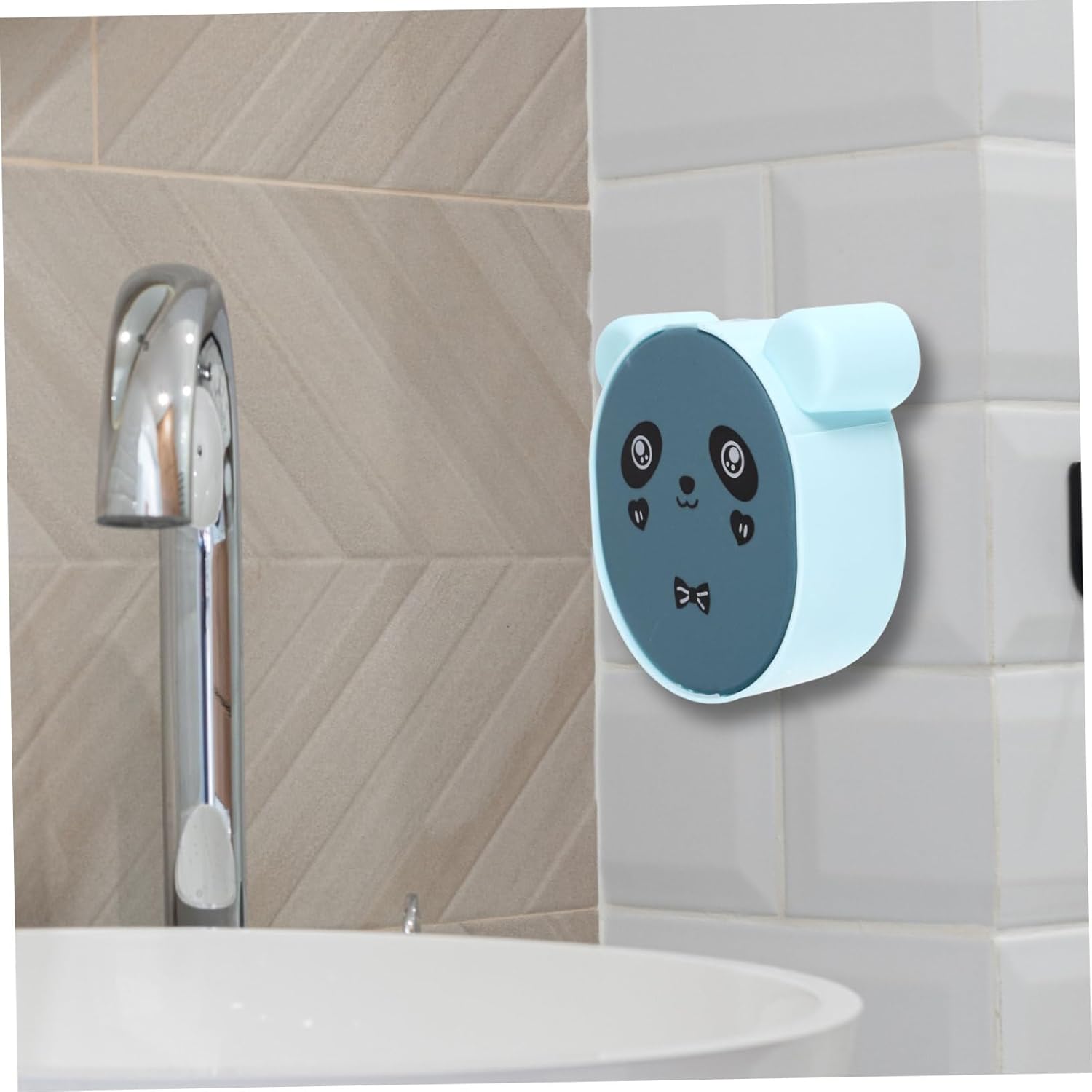 Stylish Wall-Mounted Cartoon Soap Holder for Bathroom