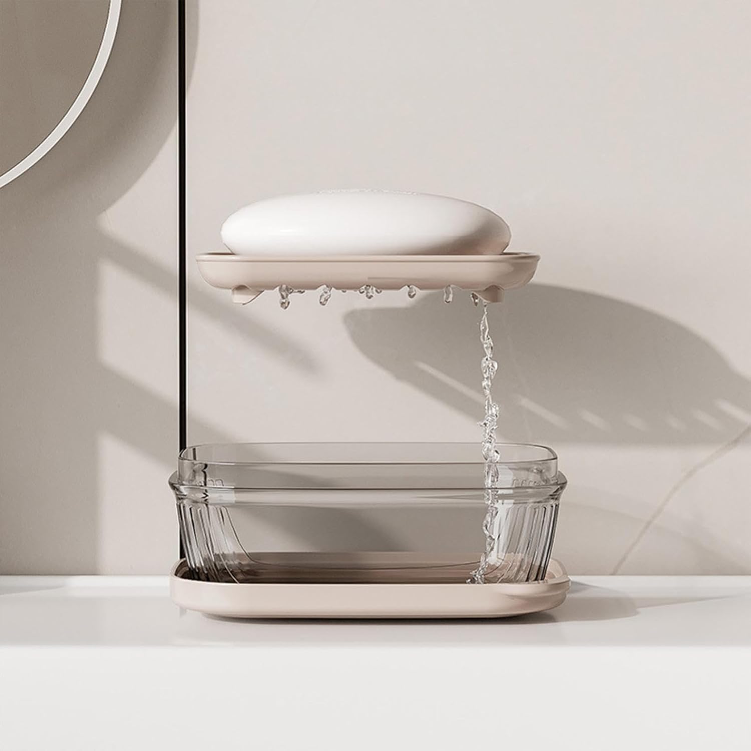 Travel Soap Case with Leakproof Lid and Drainage Tray