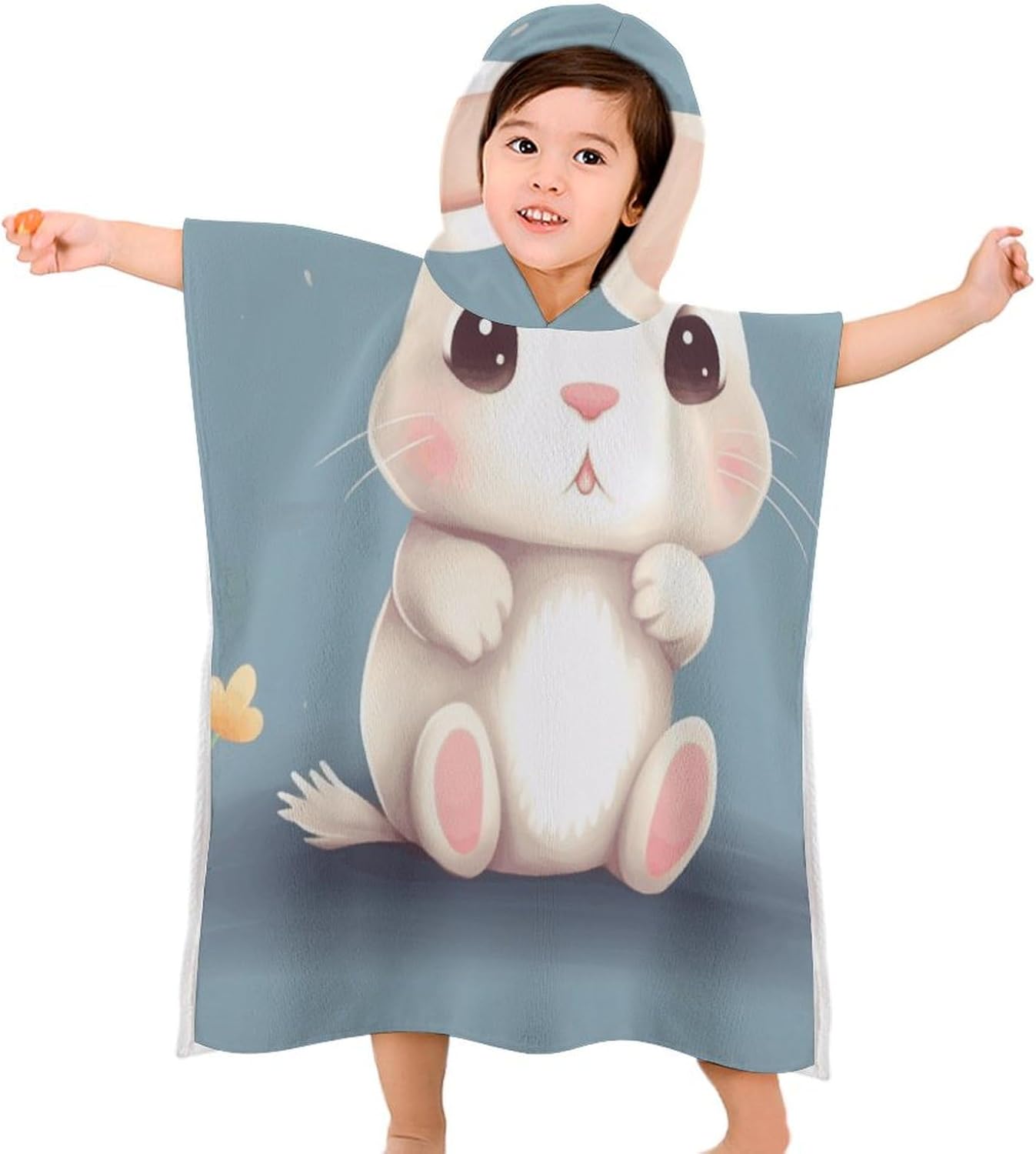 Kids Cute Bunny Hooded Bath Towel
