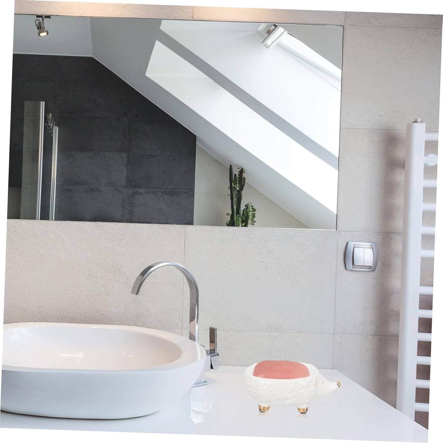 Ceramic Hedgehog Soap Holder for Bathroom Kitchen