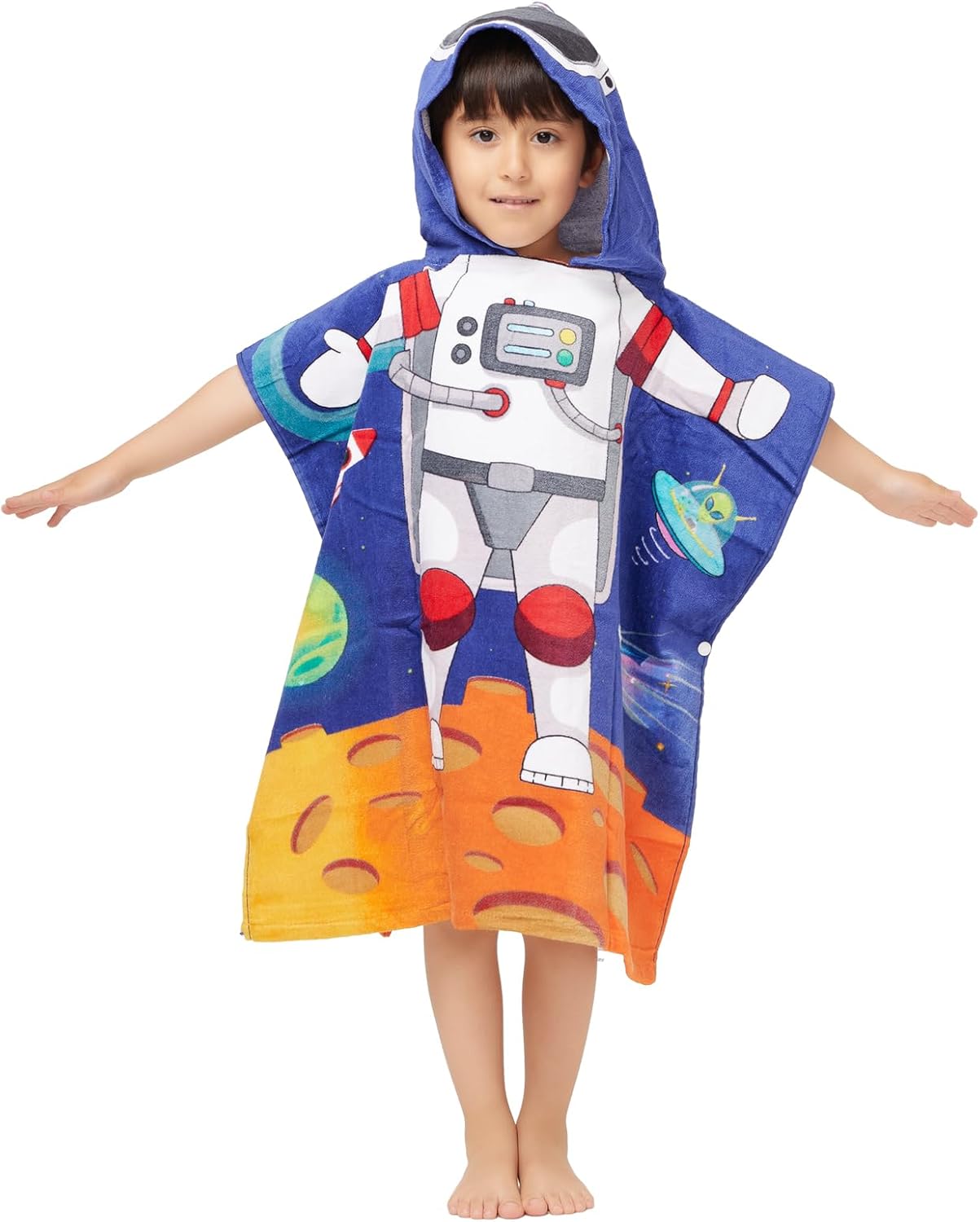 100 Cotton Hooded Towel for Toddlers 2-6 Years 1