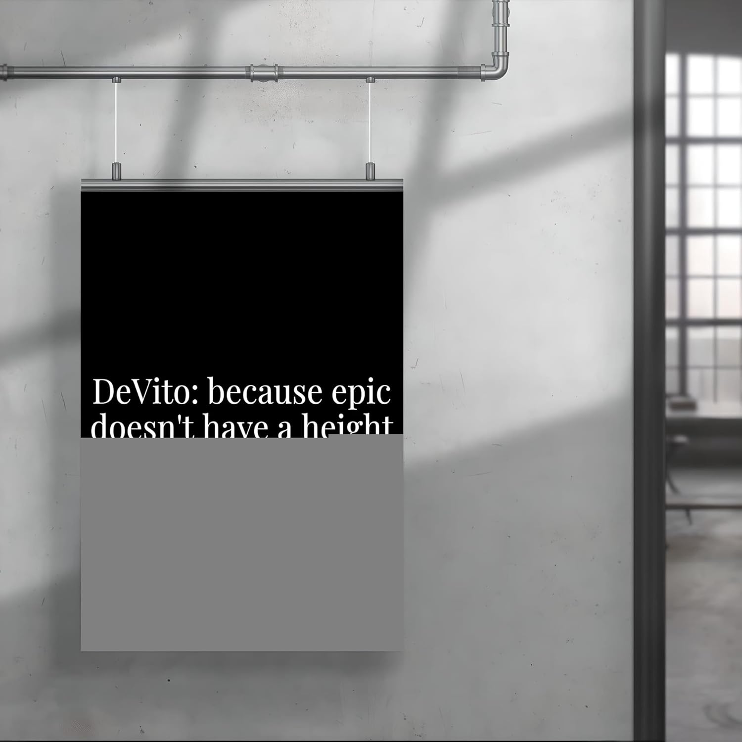 Danny Devito Inspirational Quote Wall Art Poster