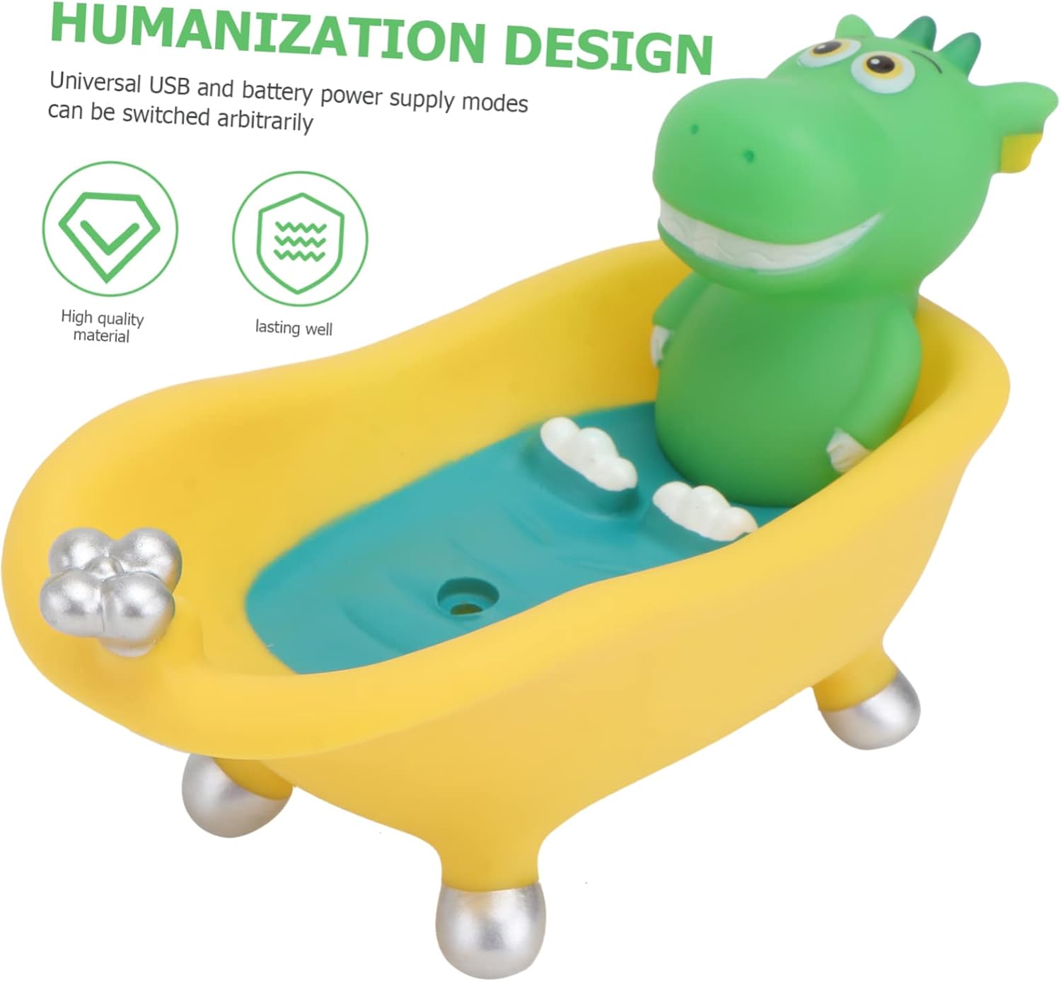 BESTYASH Cartoon Dinosaur Soap Dish for Kids