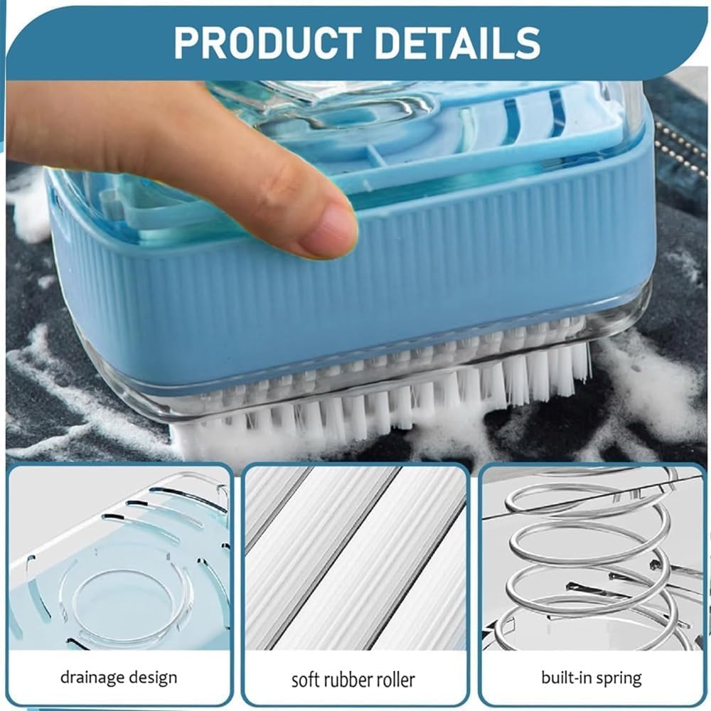 Yellow Soap Box Roller with Foaming Brush and Drainage Case