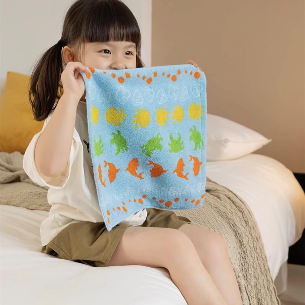 LilRoot Sea Animals Bath Towels Set - 3 Pack