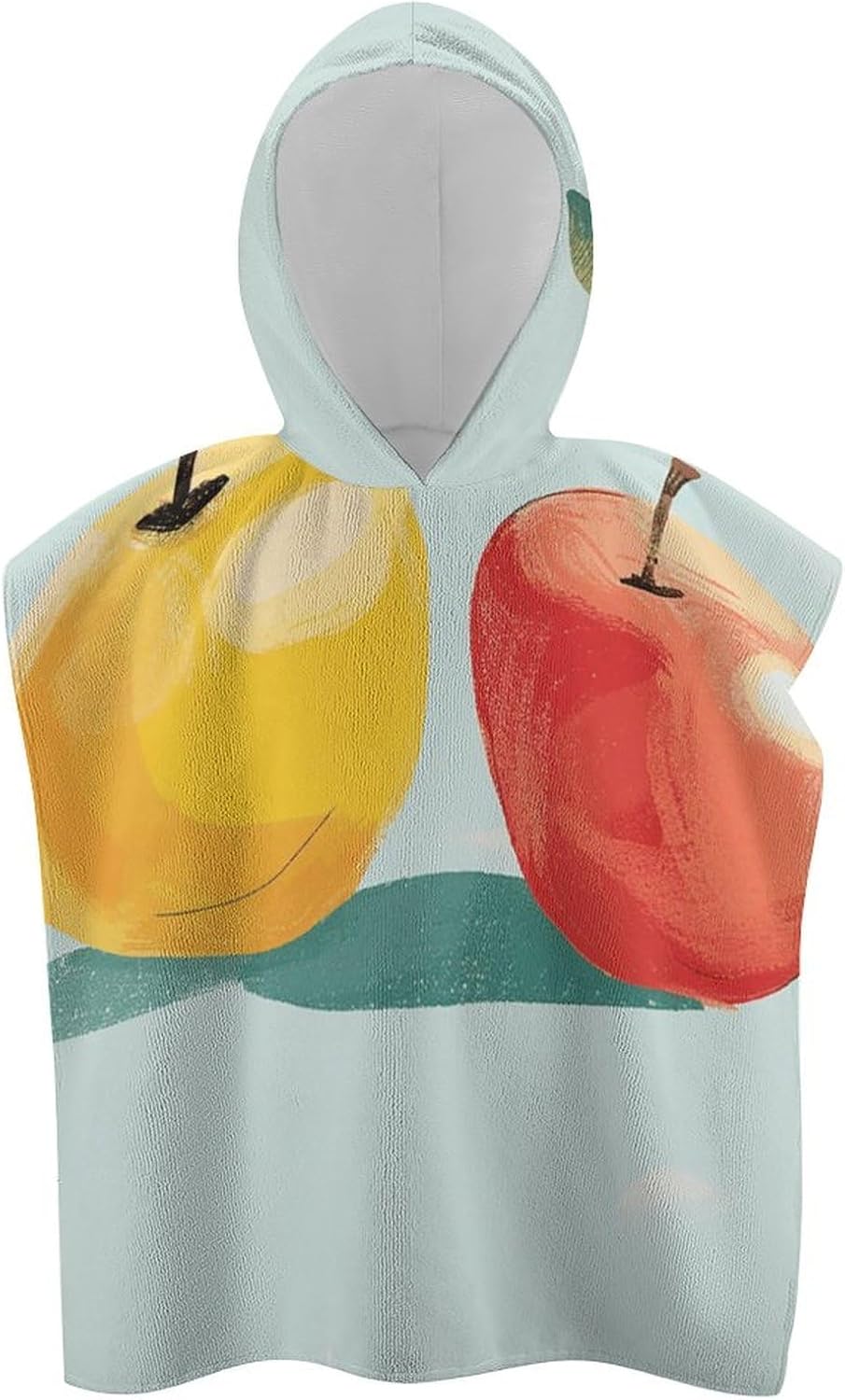 Kids Hooded Beach Towel with Reading Design