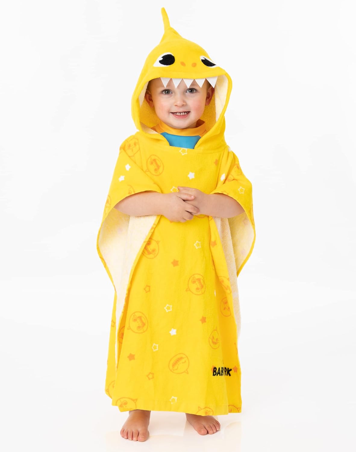 Baby Shark Towel Poncho for Kids - Kids Bath Towel
