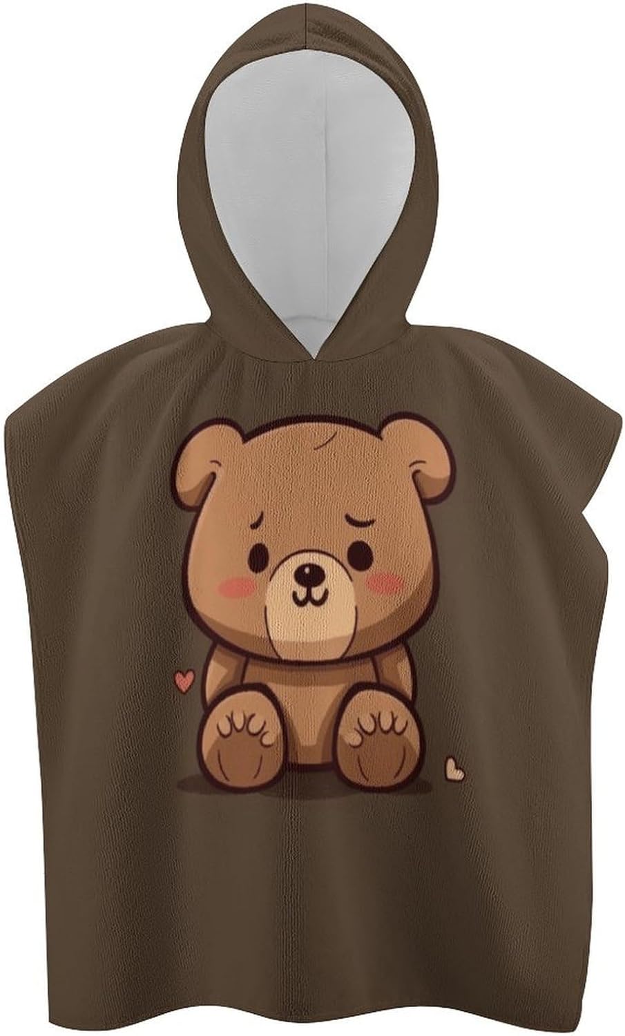 Kids Hooded Bath Towel with Cute Bear Design