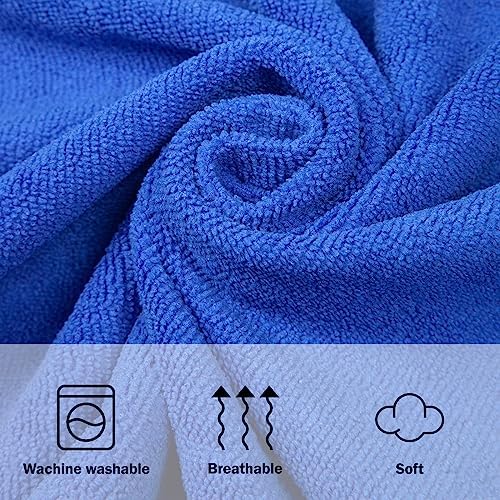 MissShorthair Kids Hooded Microfiber Towel Poncho